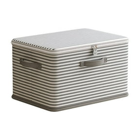 Foldable Storage Box with Lid - Waterproof & Lockable Discreet Sex Toy Organizer Bag, Clothes Container with Password Lock (12.6x9.4x7")