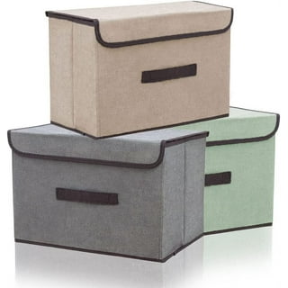 Semfri 2Pack Storage Bins Clothes Storage Foldable Blanket Storage