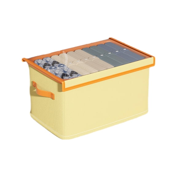 Foldable Storage Clothes Bins with Zipper Lids,Fabric Organizer Boxes for Bedroom Closets,Reinforced Handles for Easy Transport,Perfect for Blankets,Pillows,Sheets,and Sweaters