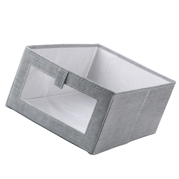 Foldable Non-Woven Storage Bin for Household Sundries, Space-Saving Organizer Box without Lid, and Lightweight