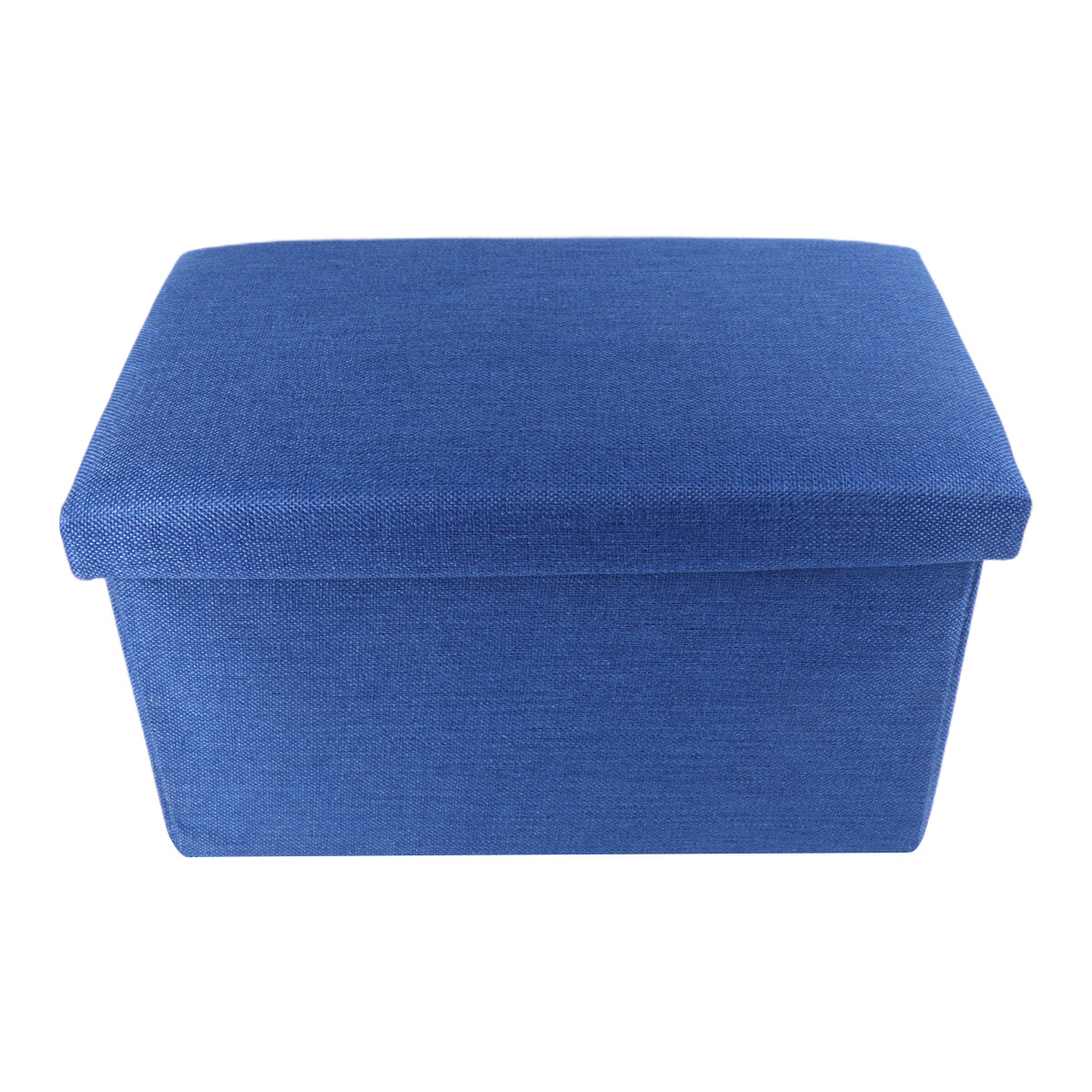 Foldable Storage Ottoman with Folding Toy Chest Storage Box Linen