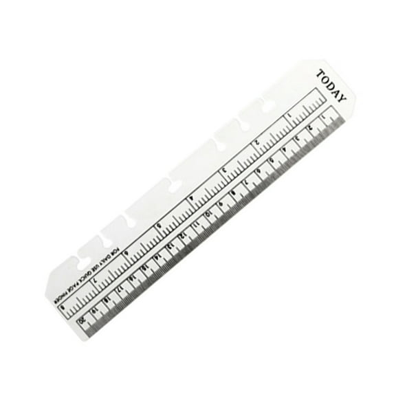 Foldable Straight Designed Student Adults Functional Scale Rulers Pages Marker Ruler Binder