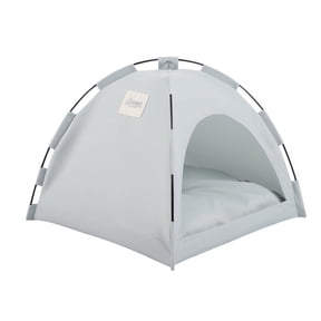 Foldable Summer Cooling Pet Tent Bed Breathable & Portable Pet House for Small Dogs & Cats, Lightweight Outdoor Kennel, Soft Sleeping Mat (M: 4040CM, Up to 10 lbs)