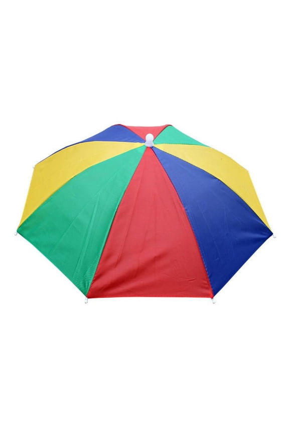 Foldable Sun Rain Umbrella Hat Cap for Fishing Camping