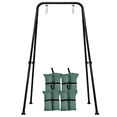 thumbnail image 1 of Foldable Swing Stand for Kids, Toddler Swing Frame, Metal Swing Sets for Backyard, Outdoor/Indoor, Fits for Most of the Toddlers Swings, Black, 1 of 8