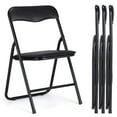 thumbnail image 1 of Foldable Table and Chair Set,Folding Card Table and Chair Set of 5,Upholstered Foldable Table and Chair Set,Portable Metal Frame Children's Activity Table and Chairs Set for Daycare and Classrooms, 1 of 7