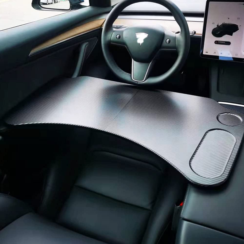 Foldable Table for Tesla Model Y and Model 3, Laptop Tray Steering