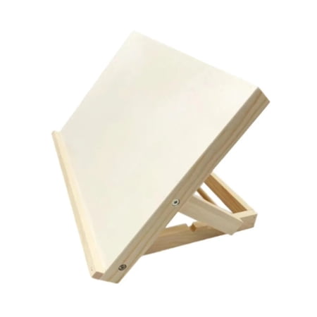 Foldable Tabletop Easel Lightweight Portable Wood Drawing Easel Art Supply Adjustable Sketching Painting Board Students Artist