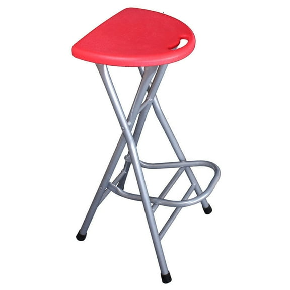 Foldable Tall Stools Folding Stool Fishing Stool Chair Front Desk Chair with Footrest Bar Stool Portable