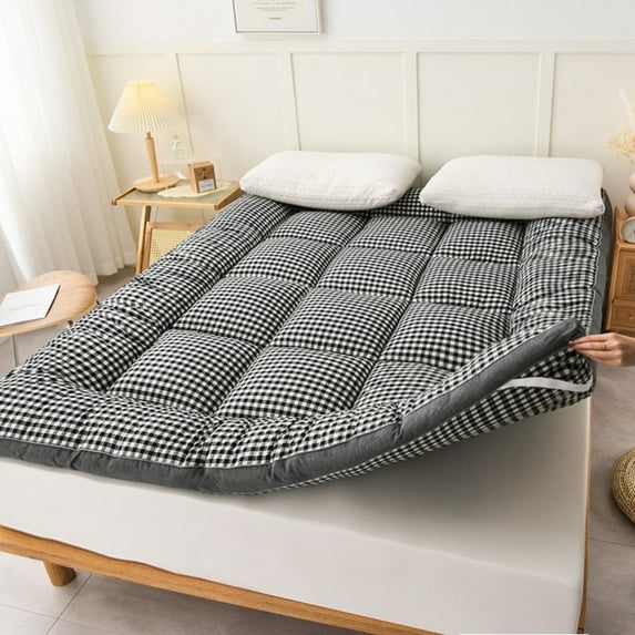 Foldable Mat Japanese Futon Mattress Portable Dormitory Sleeping Pad Boys Girls Dormitory Mattress Floor Mattress Thicken Sleeping Mattress Roll up Camping Mattress