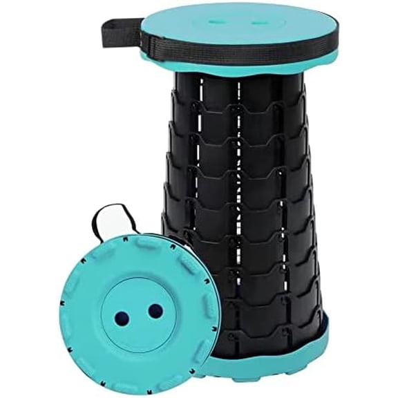 Foldable Telescoping Stool Portable, Retractable Stool for Adults, Upgraded Collapsible Folding Seats with Load Capacity 550lbs, Camping Stools for Adults