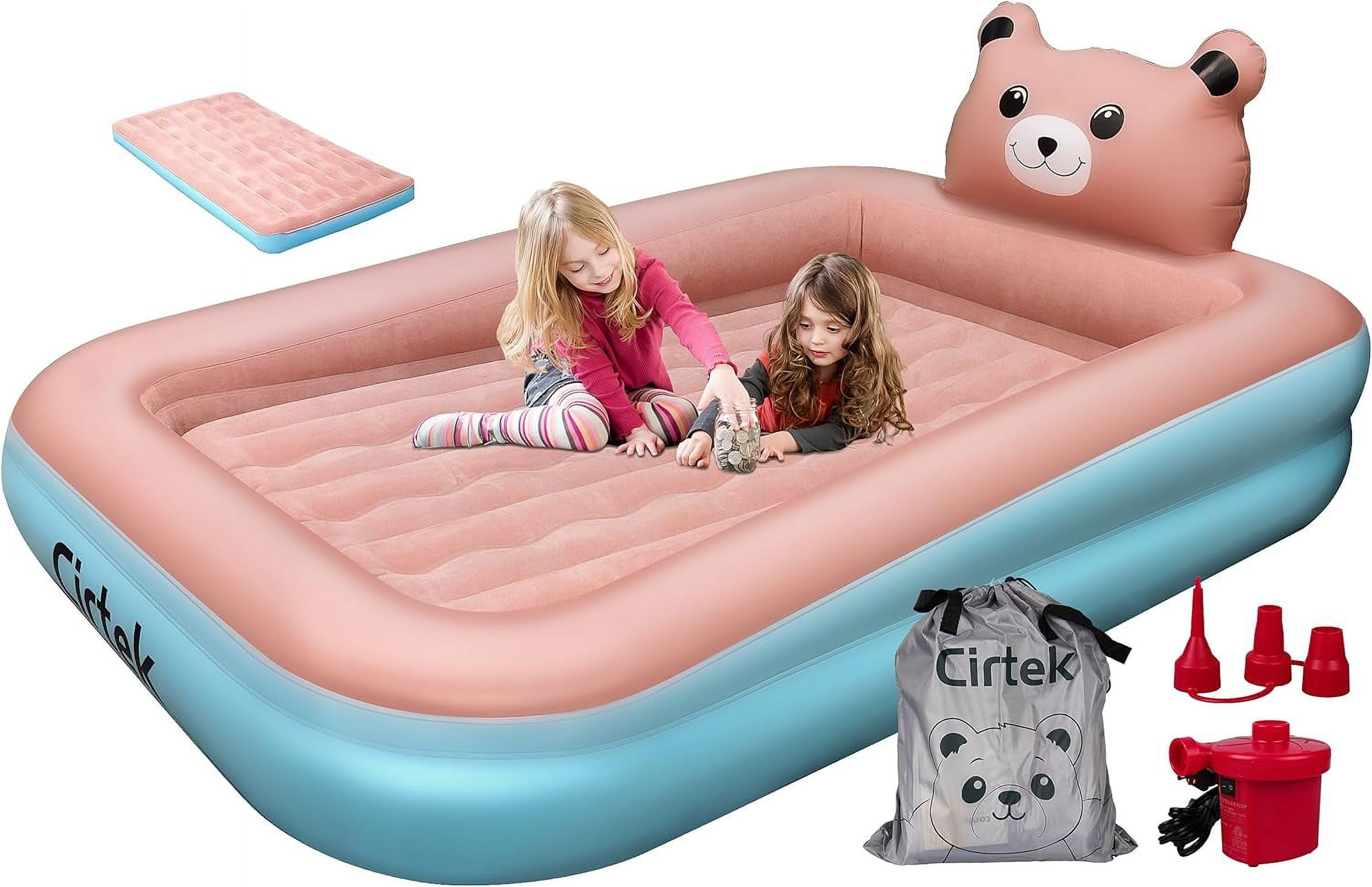 Foldable Toddler Air Bed Kids Travel Bed Toddler Air Mattress Kids Air