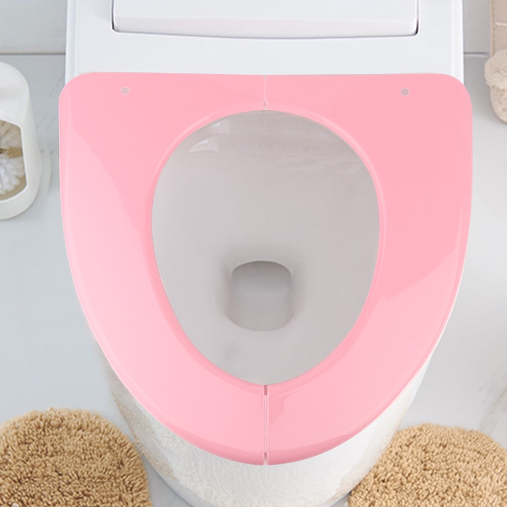 Foldable Toddler Urinal Toilet Training Seat Potty for Children Boys & Girls (Pink)