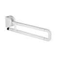 thumbnail image 1 of Foldable Toilet Grab Bar 265 Lbs Bearing Weight Non-slip Folding Handicap Grab Bars Bathroom Wall Mounted Stainless Steel Flip-up Safety Rails for Elderly Pregnant Women Patients, 1 of 9