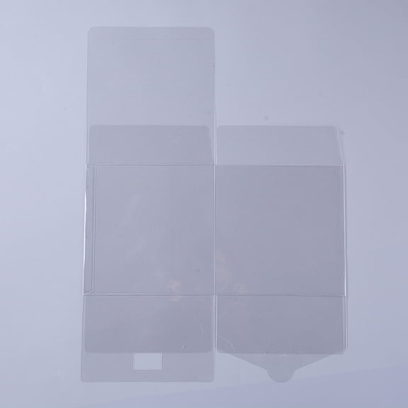 Foldable Transparent PVC Boxes for Craft Candy Packaging Wedding Party Favor Gift Boxes Square Clear 16x16x16cm