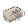 thumbnail image 1 of Foldable Transparent Shoe Storage Box with Dustproof Lid | No Installation Required | PVC Plastic Shoe Organizer for Closet & Underbed | Protects Against Dust & Allergens, 1 of 4
