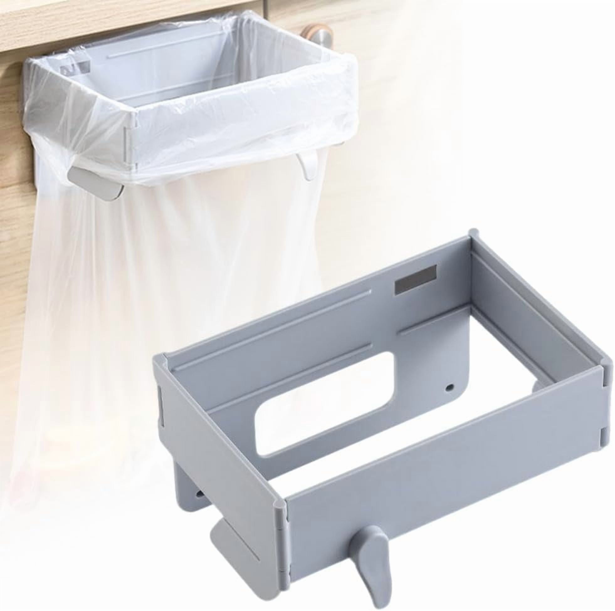 Foldable Trash Bag Holder, 2026 New Magnetic Closure Waste Bag Hanger ...