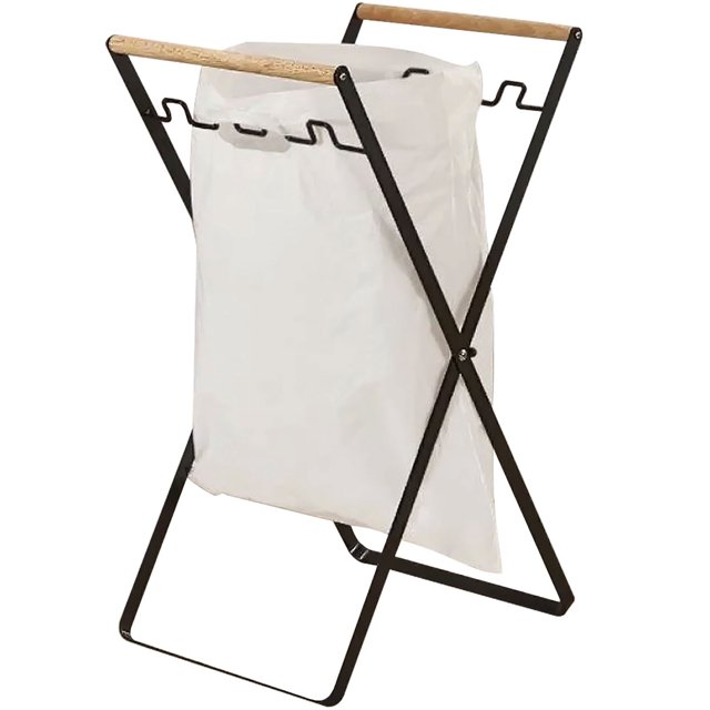 Foldable Trash Bag Holder, Wear Resistance Strong Light Weight Flat