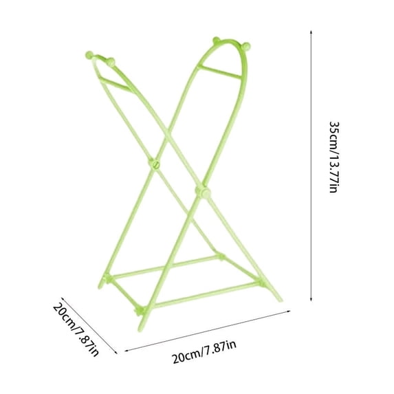 Foldable Trash Bag Stand, Portable Frame for Kitchen & Outdoor Use, Fits Standard Grocery Bags, Space Saving Holder for Home YYUZH