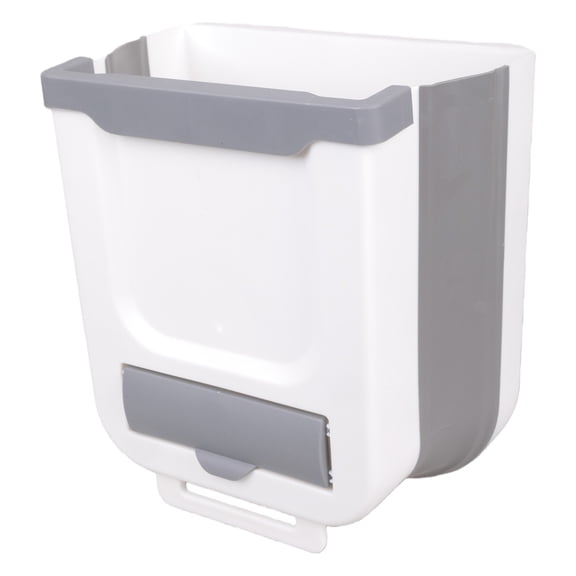 Foldable Trash Can For Kitchen Camping Space Saving Leakproof Easy Mount