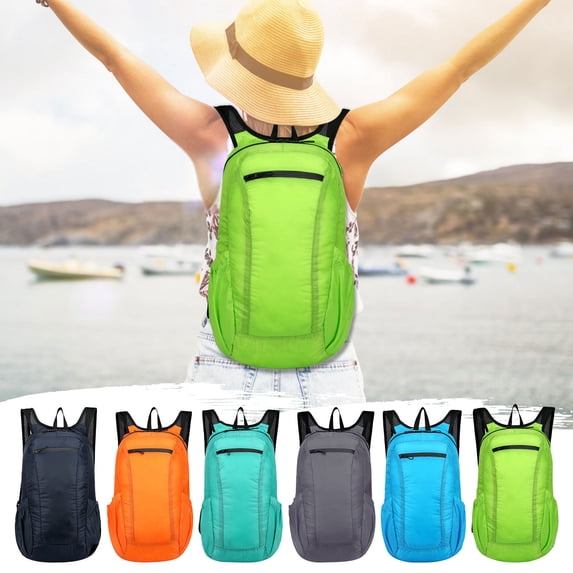 Foldable Travel Backpack, Compact Travel Hiking Daypack In Rain Proof Material For Campus Learners And Outdoor Hikers