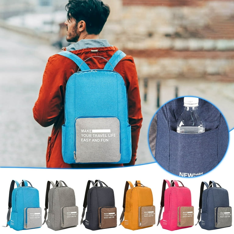 Foldable Travel Backpack Foldable Travel Storage Backpack with Large  Capacity Clothing Organization and Storage Bag That Can Be Inserted Into A