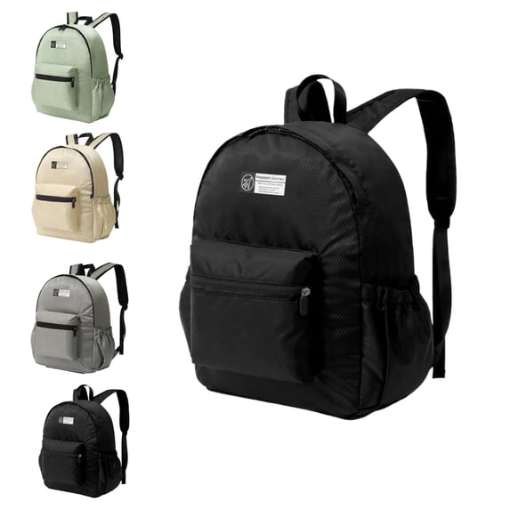 Foldable Travel Backpack, Water Resistant Packable Compact Daypack with Extra Mini Pouch, Multipurpose Lightweight Bookbag for Daily Commute School Short Trip Outdoor Sports