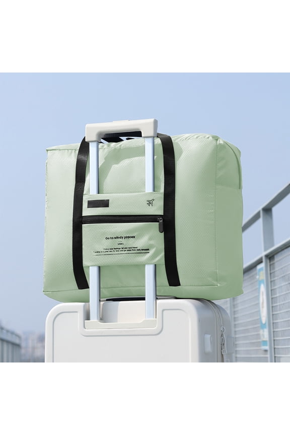 Foldable Travel Backpack, Waterproof Nylon Luggage Bag with Multiple Pockets, Large Capacity Storage for Business Trip, School, Hiking, 1-Piece