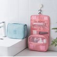 thumbnail image 1 of Foldable Travel Cosmetic Bag Outdoor Storage Bag Large Capacity Portable Hanging Hook Washing Bag, 1 of 7