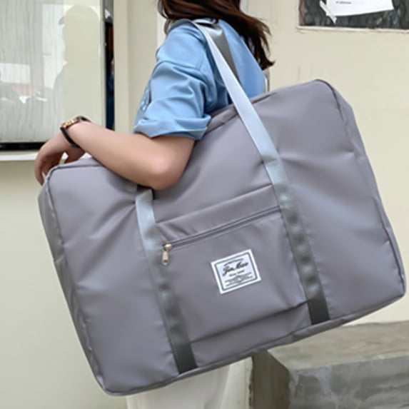 Foldable Travel Duffel Bag,Portable Luggage Tote for Women,Carry-On Sports Gym Bag,Weekender Bag for Women,Girls Travel Bag,Compact Foldable Travel Tote,Easy Storage Duffle Bag