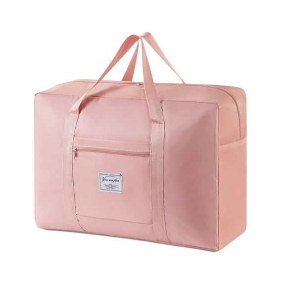 Foldable Travel Duffel Bag Tote Carry Luggage Person Item Bag Sport Duffle Weekenders Carry Overnight For Women Girls Summer Savings Pink