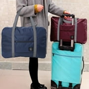 Foldable Travel Duffel Bag Tote Carry On Luggage Sport Duffle Week-ender Overnight For Women And Girls