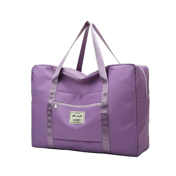 Foldable Travel Duffel Bag Tote Carry on Luggage Bag Airlines Personal item Sports Gym Bag Water Resistant Weekender Overnight Bags for Women and Men