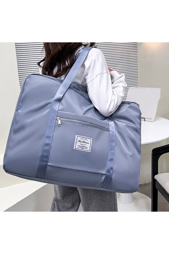 Foldable Travel Duffel Bag | Water-Resistant 30L Tote, Lightweight Sport Luggage, Weekender, Gym & Outdoor Carry-On | Multiple Colors, Easy-Store, Sturdy Handles, 50x37x16.5cm