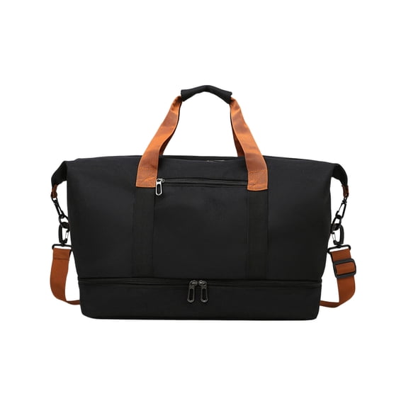 Foldable Travel Duffel Bag - Water-Resistant 30L Weekender, Carry-On Tote for Travel & Gym, Lightweight Luggage with Handle Sleeve