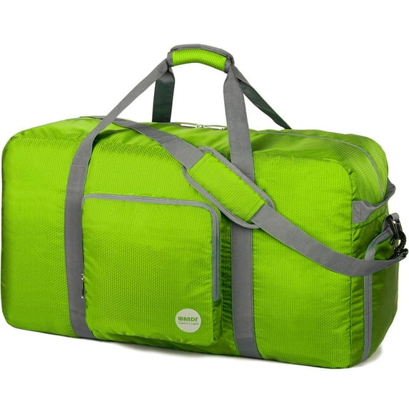 Foldable Travel Duffle Bag 24" 28" 32" 36" 60L 80L 100L 120L for Travel Gym Sports Lightweight Luggage Duffel By WANDF (120L), Green