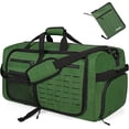 thumbnail image 1 of Foldable Travel Duffle Bag,Duffle Bag with Shoes Compartment and Adjustable Strap,Large Packable Travel Bags for Men Women, Duffel Bag, 1 of 6