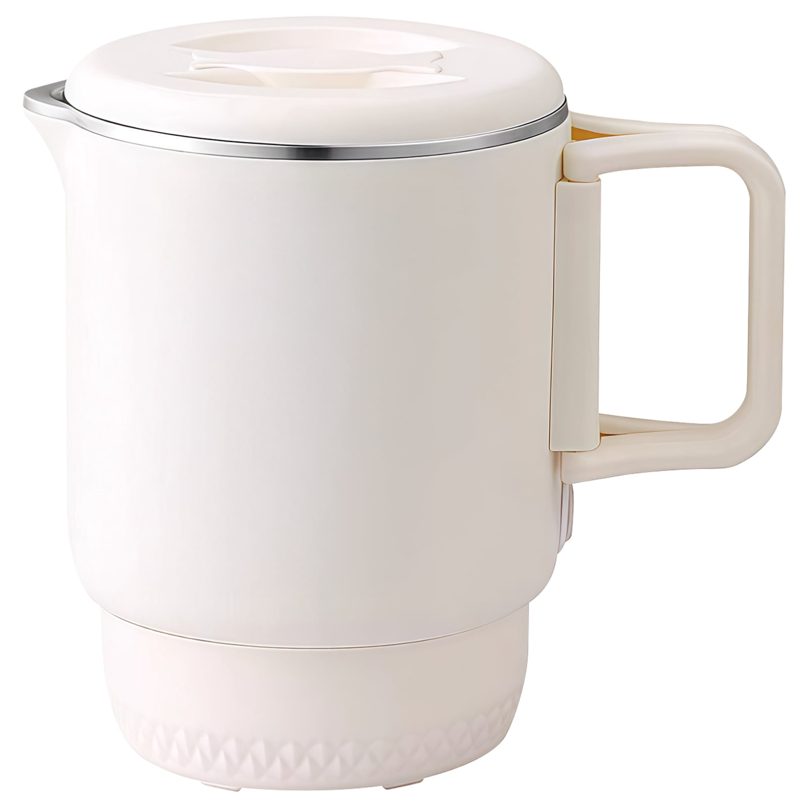 Foldable Travel Electric Kettle 27.1oz, Portable Collapsible 304 Stainless Steel, Dual-Layer Anti-Scald, Ideal for Camping, Tea, Coffee