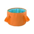 thumbnail image 1 of Foldable Travel Foot Bath and Wash Basin, Portable Collapsible Bucket with Storage Bag for Camping and Outdoor Use, Multi-Functional Toiletry Organizer for On-the-Go and Relaxation, 1 of 6