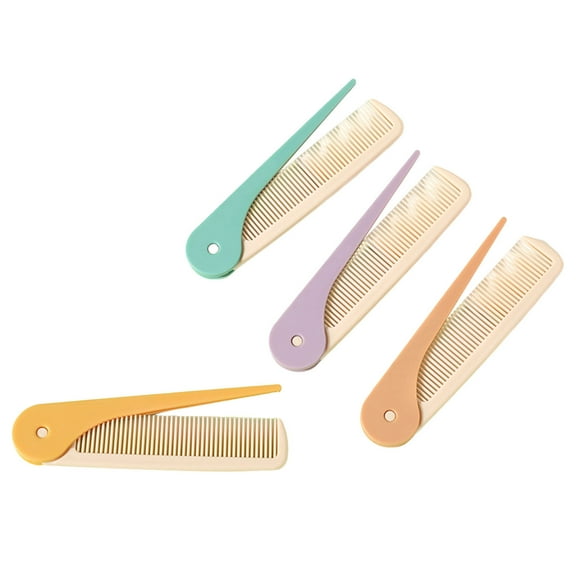 Foldable Travel Hair Brush - Portable Hair Comb for Men & Women Ideal Hairdressing Tool for Grooming