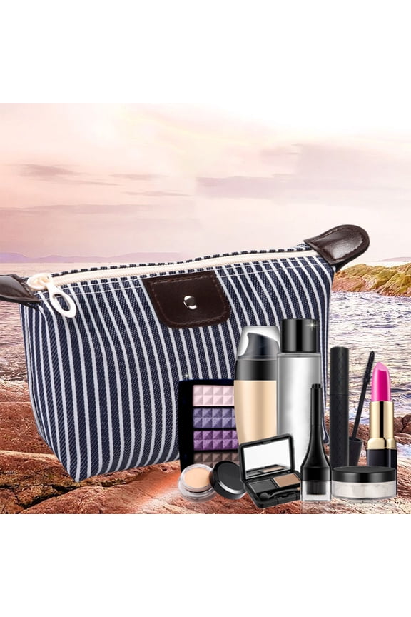 Foldable Travel Toiletry Organizer Bag Cosmetic Pouch Waterproof Compact for Easy Packing and Daily Essentials Storage Akmoler