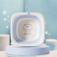 thumbnail image 1 of Foldable Travel Wash Basin - Compact Portable Rectangular Plastic Tub for Dormitory Camping Home Use - Space Saving Storage Design, 1 of 6