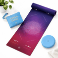 Foldable Travel Yoga Mat, 1.5mm Thick, Non-Slip Washable Mat for Yoga ...