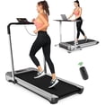 thumbnail image 1 of Foldable Treadmill, Dprodo 2-in-1 Walking Pad 3.0HP Under Desk Treadmill, Widened 18.1 inche Running Belt,Speeds 0.5-8Mph Exercise Treadmill 350 lbs Capacity with App Connection, Remote, 1 of 12