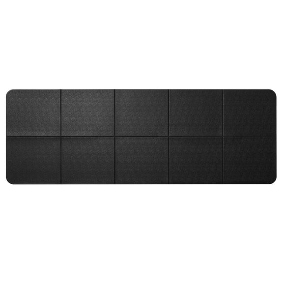 Foldable Treadmill Mat 24"x68", 1/4" Thick, Waterproof Non-Slip Floor Protector for Home Gym on Carpet and Hardwood