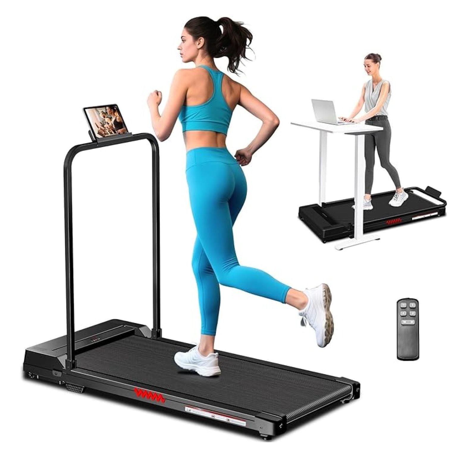 Foldable Treadmill for Home, Walking Pad for Small Spaces - 300 LBS ...