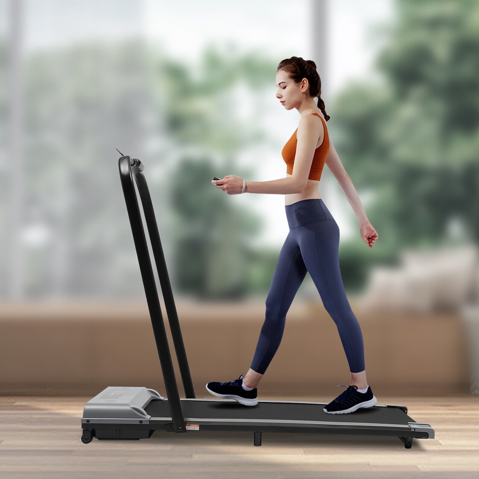Foldable Treadmill with 3.0HP Silent Motor Home Fitness Solution for