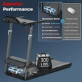 thumbnail image 1 of Foldable Treadmill with Incline, Walking Pad Treadmill with Adjustable Height & Desk Workstation, 300 LBS Weight, 1 of 5