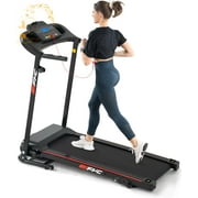 Foldable Treadmill with Incline and Bluetooth, 2.5HP Electric Folding Treadmill Running Walking Machine for Home Gym, Max 265 LBS Weight Capacity