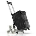 thumbnail image 1 of Foldable Trolley Dolly Shopping Cart Stair Climber 330Lb 10 Wheels Removable Bag, 1 of 7